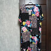 Новое брендовое трикотажное вискозное платье р.22-24.