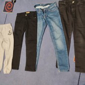 Джинси 3 пари і утеплені спортивні штани хлопцю на 8-10 років