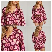 Hunkemoller! Укорочена піжамна жіноча кофта Л розмір grape wine! Лот 11