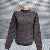 Симпатичный женский свитерок с люрексовой нитью, р.S/M