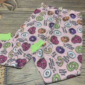 Флисовые пижамные штаны размер С, состояние хорошее