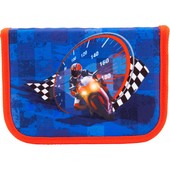 Пенал без наполнения школьный Kite Motocross K18-621-7