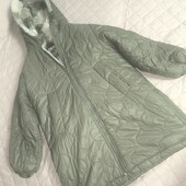 Zara 8p фірмова куртка пальто на хутрі