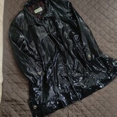 Плащ з натуральної шкіри, лазерна обробка