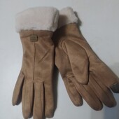 Перчатки зимние с мехом, есть чёрные