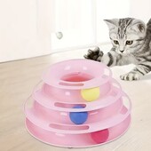 Дуже цікава іграшка для тваринок Кольорові шаріки притягують надовго Тваринки в захваті