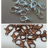 Карабін застібка колір бронза, золото, срібло , 20шт
