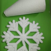 Набір пінопластових фігур для дитячої творчості, створення ялинки 2шт