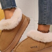 Угги автоледі тапулі утеплені хутром ботики