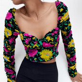 Zara кроп топ нова