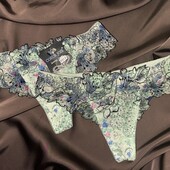 Жіночі сітчасті труси-стрінги Coeur Joie, мʼятні S-M