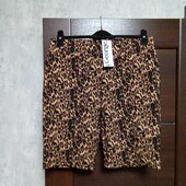 Новые брендовые плотные трикотажные шорты стрейч р.14-16.