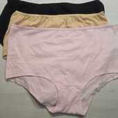 Прімарк! Трикотажні високі жіночі труси М розмір, дуже повномірні, 3 шт! Лот 9