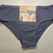 Есмара! Трикотажні жіночі труси, хіпстери 40/42 євро 46/48 наш, в лоті 5 шт! Лот 12