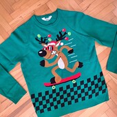 Светер новорічний 152/158/164р, є заміри✅️