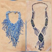 Красивое оригинальное новое колье гердан ручной работы бусы из бисера, одно изделие на выбор.