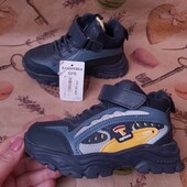 Кросівки високі утеплені на хлопчика Канарейка р.28