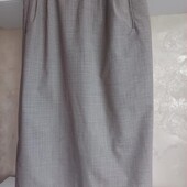 St. Michael картата пряма спідниця з суміші вовни