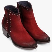 Dorking черевики в кольорі бургунді натуральна замша 39 евро