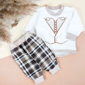 Ясельний комплект з вишивкою 68-80