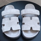 Шлепанцы натуральный замш