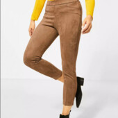 Шикарные брюки, замш, Street One , р. 38/28, наш 44-46