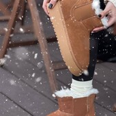 Хіт зими ,угги з натуральної замші на густому хутрі