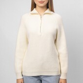 Crew clothing company молочний вовняний светр