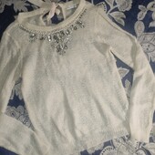 Miss selfrige uk10 шикарний тонкий светрик павутинка з мохером