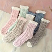 Лот-5пар! Набір теплих плюшевих шкарпеток 35-38р