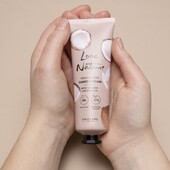 Живильний крем для рук з органічною олією кокоса Love Nature