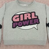 Тепла кофтинка, світшот для дівчинки на зріст 140 см