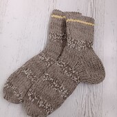 ⚜️2. Теплі в'язані шкарпетки ручної роботи | р. 42-45, збирайте лоти.