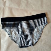 Бавовняні чоловічі труси полосаті l. мужские трусы 9465
