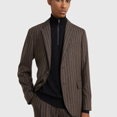 Пиджак, блейзер, тейлоринг из фланели в полоску