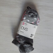 3пари. Жіночі короткі шкарпетки OVS. 39-41