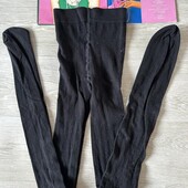 Тёплые чёрные колготки