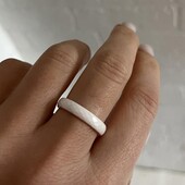 Кільце каблучка кераміка 17р.