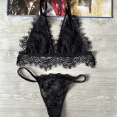 Красивый кружевной бюстгальтер 75b и трусы