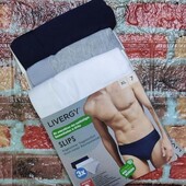 Арт.0403 набір чоловічі трусики бріфи(сліпи) 3шт від livergy разміlр євро хl/7