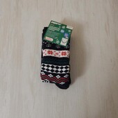 2 пари. Дитячі новорічні махрові шкарпетки Pepperts. 4-6р