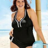 Коригуючий моделюючий купальник танкіні euro 46