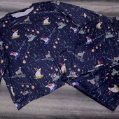 Жнская трикотажнвя пижама большого размера