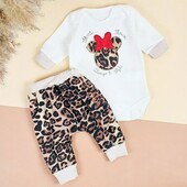 Ясельний комплект боді + штани Міні Маус 62-80 кольори