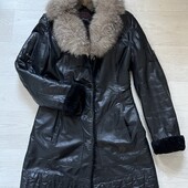 Натуральна дуже тепла дублянка S-M 42-44р. шкіряна на овчині