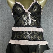 Сексуальний пеньюар прозорий короткий