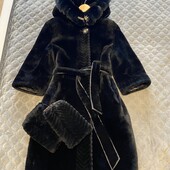 Натуральна шубка! Мутон+норка. Розмір S-М