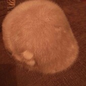 Женская норковая шапка-жокей