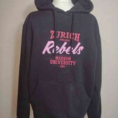 Розпродаж.Фірмова толстовка на флісі з капюшоном,пог 60 см/16-18євр