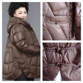 Скидка только до НГ! Роскошная куртка пуховик на красивые формы.Био-пух